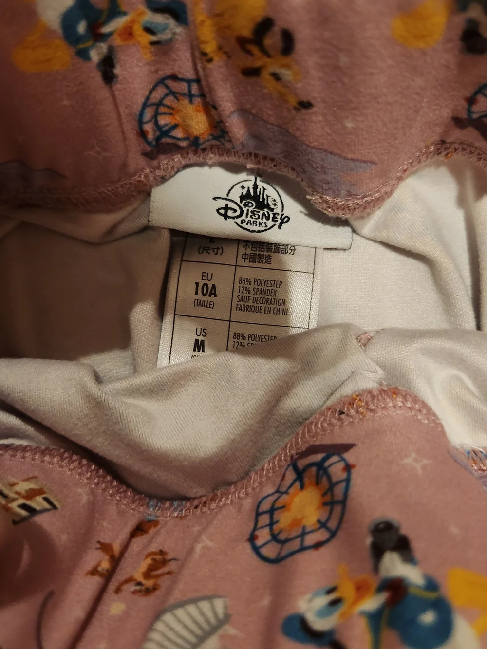 Disney Pink All-Over Character Leggings